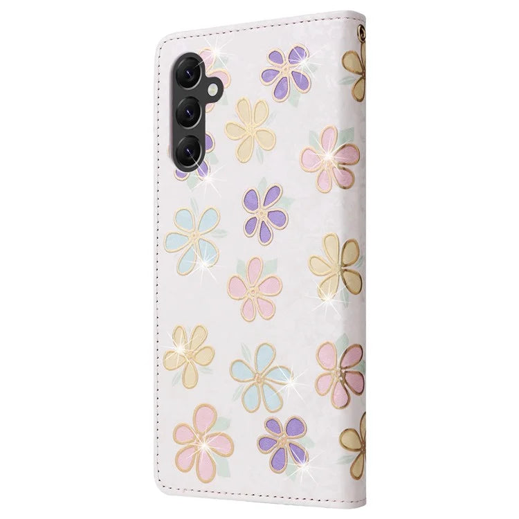 For Samsung Galaxy A14 5G Case RFID Blocking Leather Wallet Pouch Phone Cover