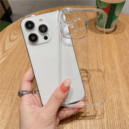 For iPhone 15 Pro Max Wholesale Phone Case Hard PC Frameless Transparent Phone Cover