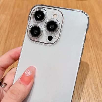For iPhone 15 Pro Max Wholesale Phone Case Hard PC Frameless Transparent Phone Cover