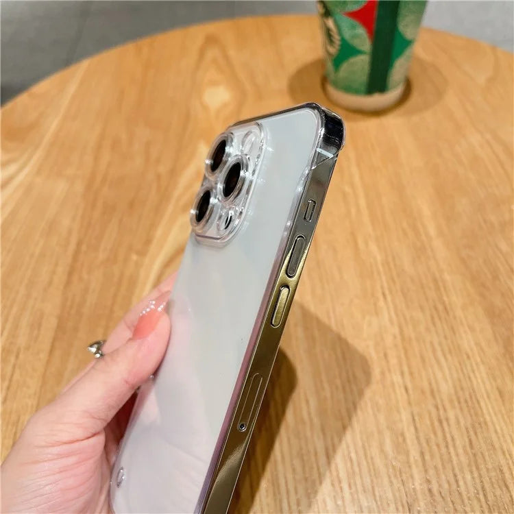 For iPhone 15 Pro Max Wholesale Phone Case Hard PC Frameless Transparent Phone Cover