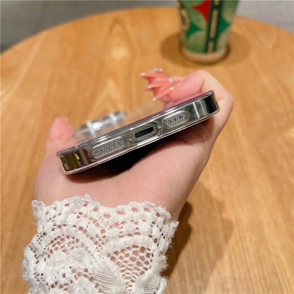 For iPhone 15 Case Frameless Simple Clear Hard PC Mobile Phone Cover
