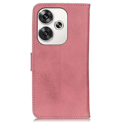 KHAZNEH For Xiaomi Poco F6 5G / Redmi Turbo 3 5G Case Wallet Cowhide Texture Leather Phone Cover