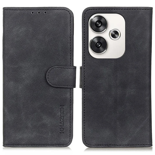 KHAZNEH For Xiaomi Poco F6 5G / Redmi Turbo 3 5G Stand Case Retro Leather Phone Cover with Wallet