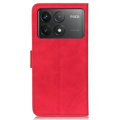 KHAZNEH For Xiaomi Poco F6 Pro 5G / Redmi K70 5G / K70 Pro 5G Case Retro Leather Stand Phone Cover