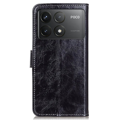 For Xiaomi Poco F6 Pro 5G / Redmi K70 5G / K70 Pro 5G Case Leather Wallet Phone Cover Retro Crazy Horse Texture