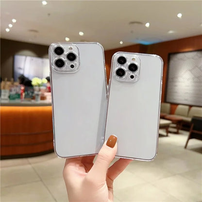 For iPhone 15 Pro Wholesale Phone Case Hard PC Transparent Mobile Phone Cover