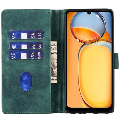 For Xiaomi Redmi 13C 4G / 5G / 13R 5G / Poco M6 5G / Poco C65 4G Case Cute Cat Imprint PU Leather Wallet Phone Cover