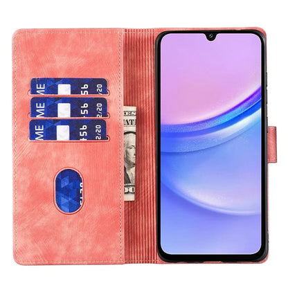 For Samsung Galaxy A05s 4G Case Wallet Leather Phone Cover Cat Heart Pattern