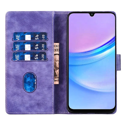 For Samsung Galaxy A05s 4G Case Wallet Leather Phone Cover Cat Heart Pattern