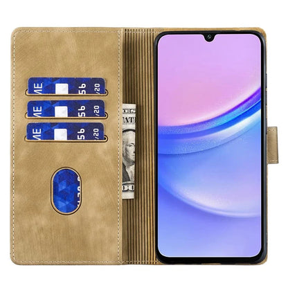 For Samsung Galaxy A05s 4G Case Wallet Leather Phone Cover Cat Heart Pattern