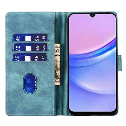 For Samsung Galaxy A05s 4G Case Wallet Leather Phone Cover Cat Heart Pattern