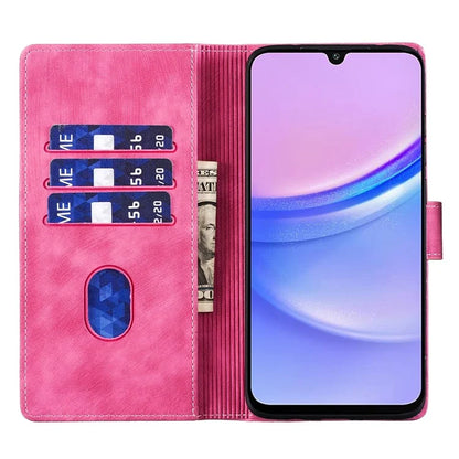 For Samsung Galaxy A05s 4G Case Wallet Leather Phone Cover Cat Heart Pattern