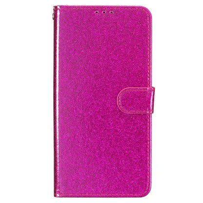 For iPhone 16 Pro Max Case Stand Wallet Glitter Leather Phone Cover