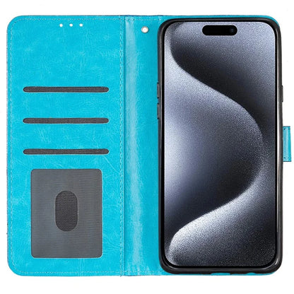 For iPhone 16 Pro Max Case Stand Wallet Glitter Leather Phone Cover