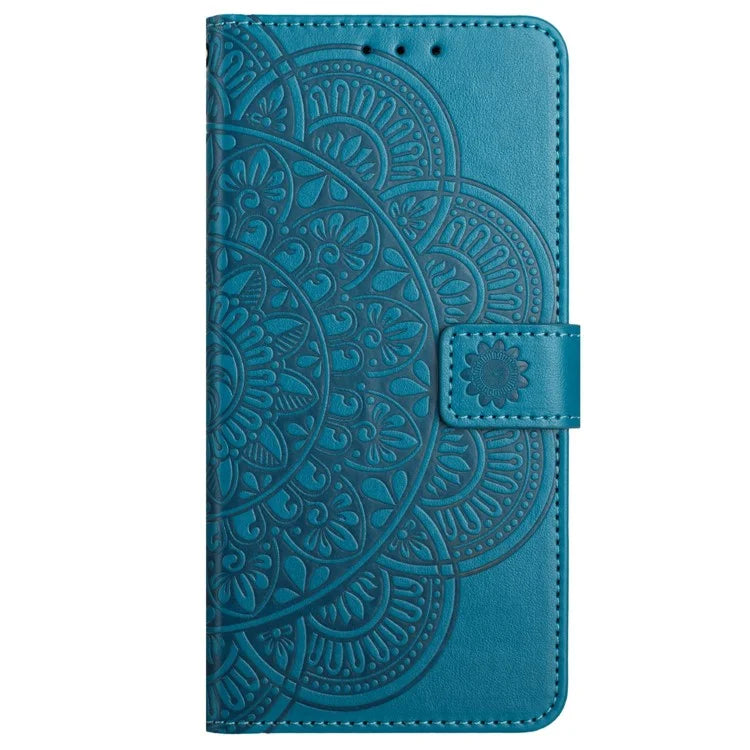 For Google Pixel 8a Case PU Leather Mandala Imprinted Phone Cover