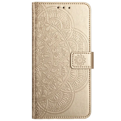 For Google Pixel 8a Case PU Leather Mandala Imprinted Phone Cover