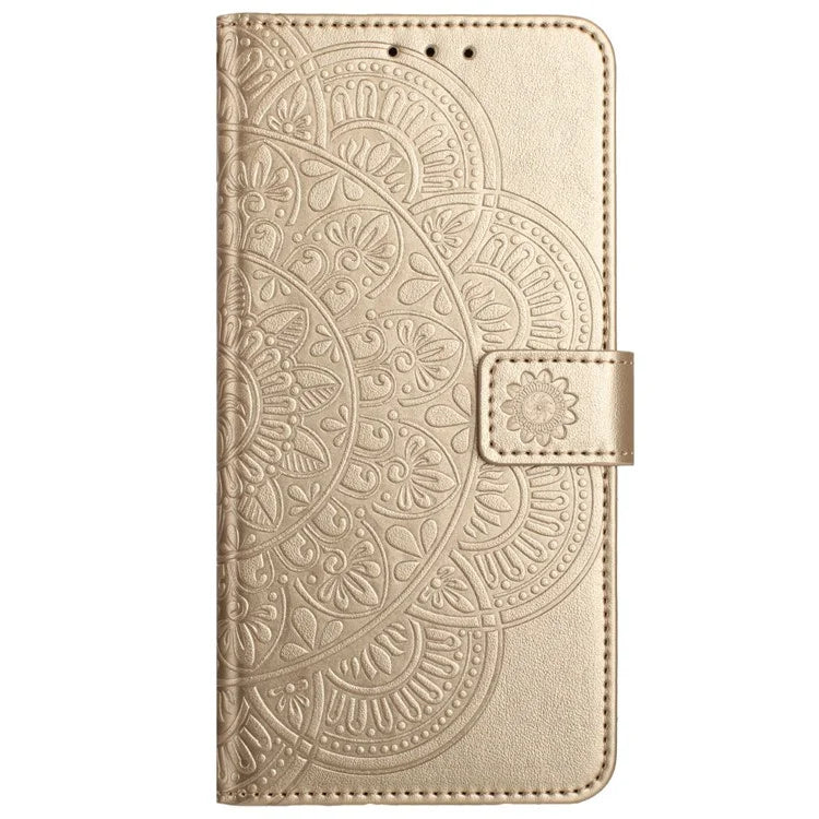 For Oppo A60 4G Case PU Leather Mandala Imprinted Wallet Phone Cover