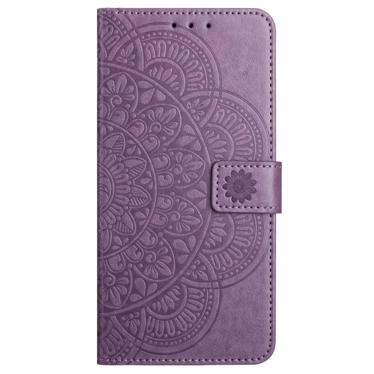 For Oppo A60 4G Case PU Leather Mandala Imprinted Wallet Phone Cover