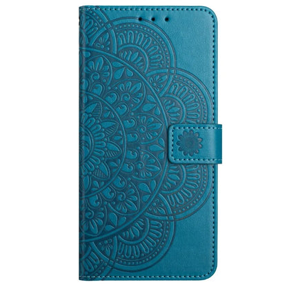 For Motorola Moto G34 5G Case Mandala Imprinted PU Leather Phone Cover