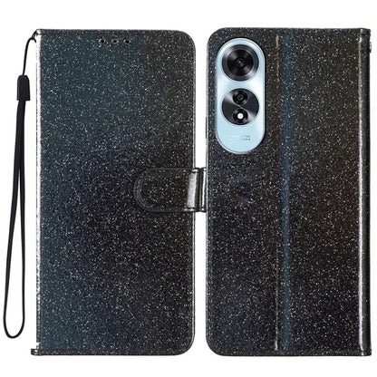 For Oppo A60 4G Wallet Case Glitter Leather Anti-Scratch Phone Cover
