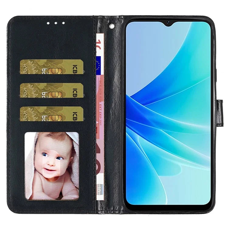 For Oppo A60 4G Wallet Case Glitter Leather Anti-Scratch Phone Cover