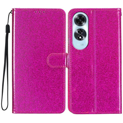 For Oppo A60 4G Wallet Case Glitter Leather Anti-Scratch Phone Cover