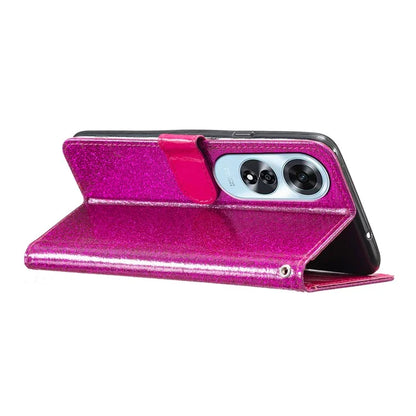 For Oppo A60 4G Wallet Case Glitter Leather Anti-Scratch Phone Cover