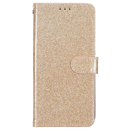 For iPhone 16 Protective Case Glitter Leather Wallet Phone Cover