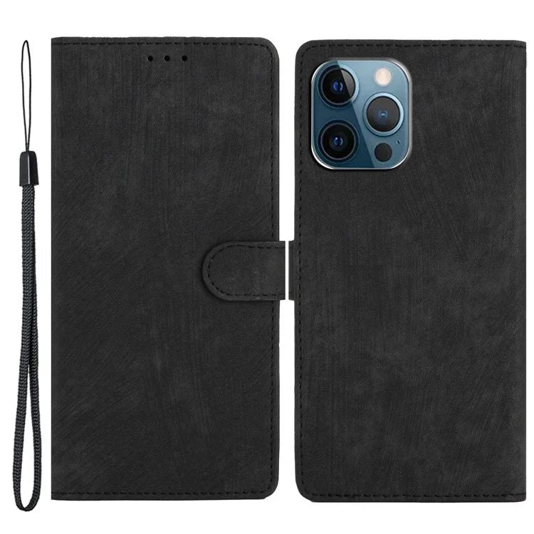 For iPhone 16 Pro Max Case Wallet Shockproof PU Leather Phone Cover