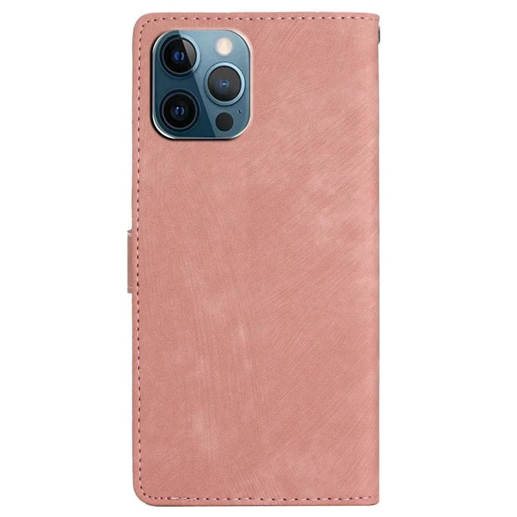 For iPhone 16 Pro Max Case Wallet Shockproof PU Leather Phone Cover