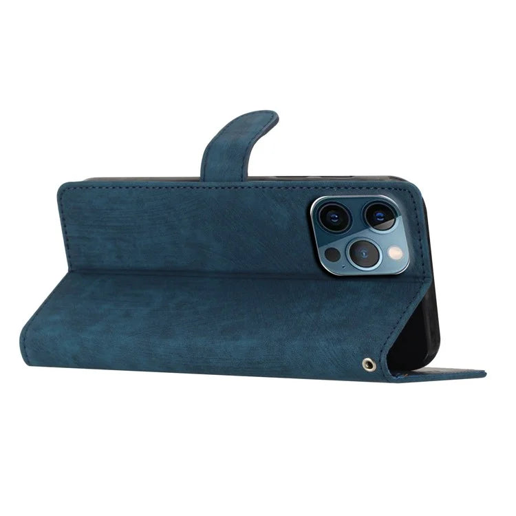 For iPhone 16 Pro Max Case Wallet Shockproof PU Leather Phone Cover