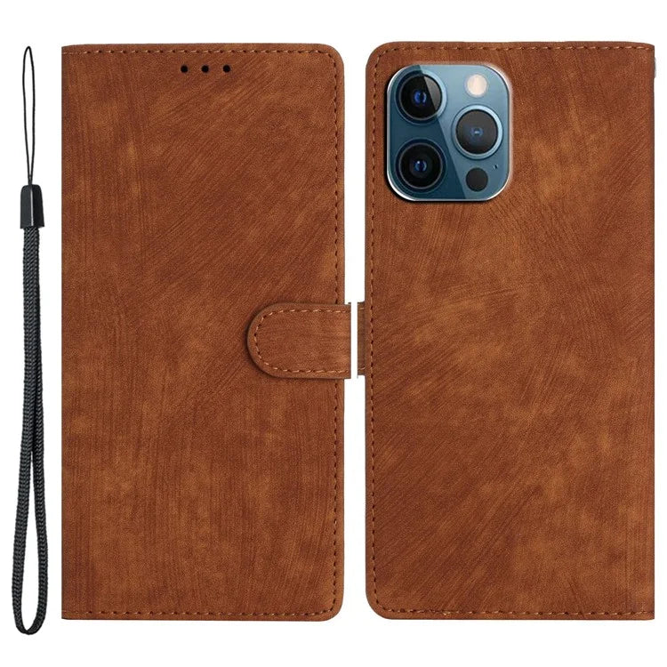 For iPhone 16 Pro Max Case Wallet Shockproof PU Leather Phone Cover