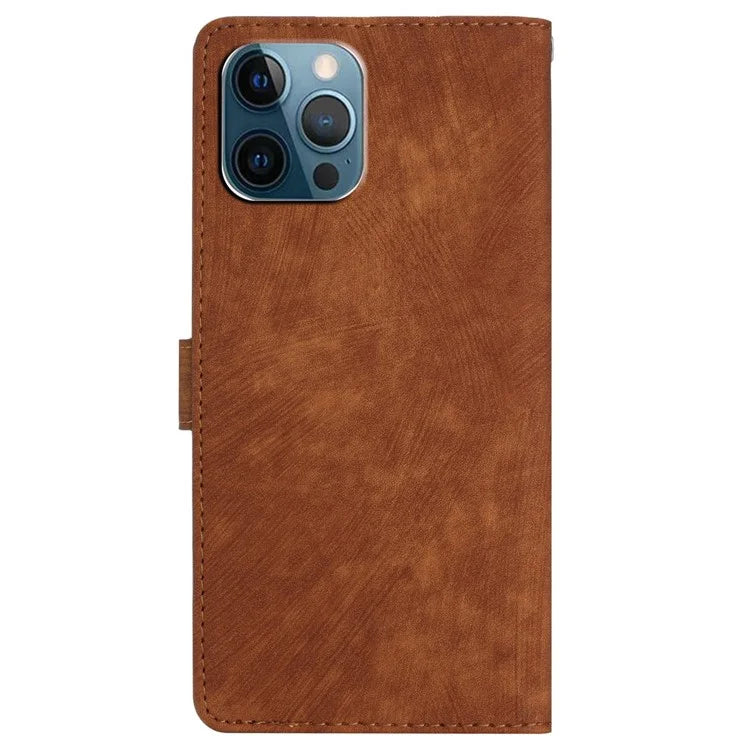 For iPhone 16 Pro Max Case Wallet Shockproof PU Leather Phone Cover