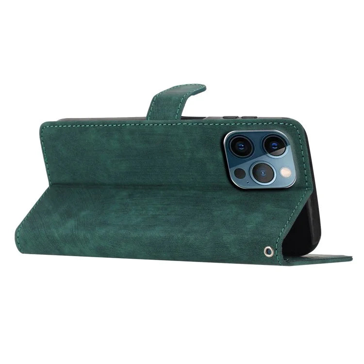 For iPhone 16 Pro Max Case Wallet Shockproof PU Leather Phone Cover