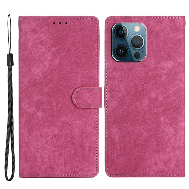 For iPhone 16 Pro Max Case Wallet Shockproof PU Leather Phone Cover