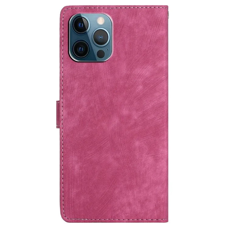 For iPhone 16 Pro Max Case Wallet Shockproof PU Leather Phone Cover