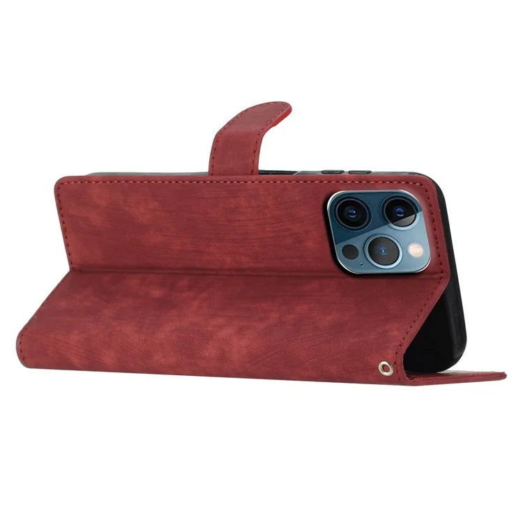 For iPhone 16 Pro Max Case Wallet Shockproof PU Leather Phone Cover