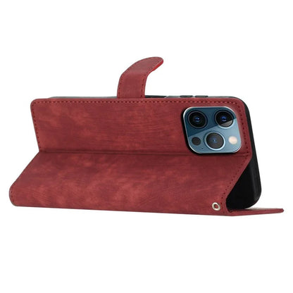 For iPhone 16 Pro Max Case Wallet Shockproof PU Leather Phone Cover