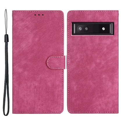 For Google Pixel 8a Case Skin-Touch PU Leather Wallet Phone Cover