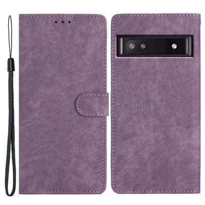 For Google Pixel 8a Case Skin-Touch PU Leather Wallet Phone Cover