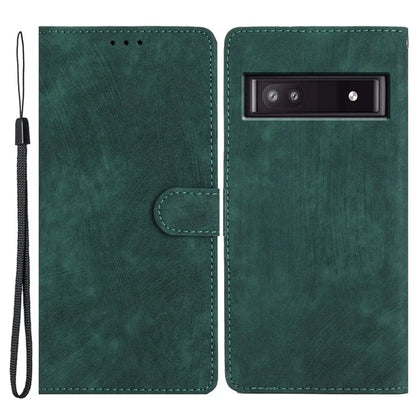 For Google Pixel 8a Case Skin-Touch PU Leather Wallet Phone Cover