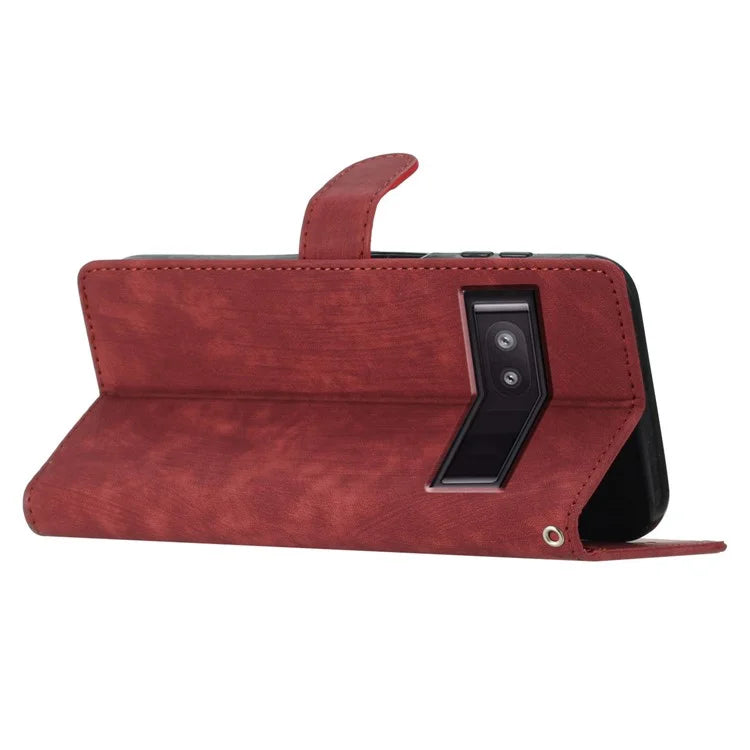 For Google Pixel 8a Case Skin-Touch PU Leather Wallet Phone Cover