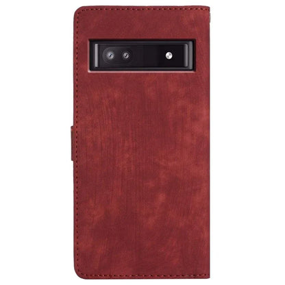 For Google Pixel 8a Case Skin-Touch PU Leather Wallet Phone Cover