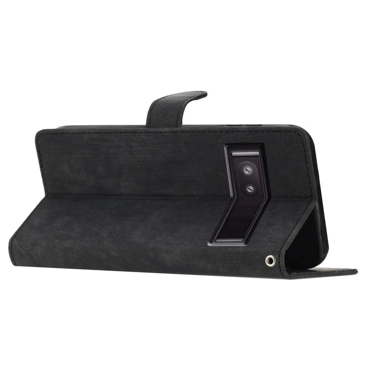 For Google Pixel 8a Case Skin-Touch PU Leather Wallet Phone Cover