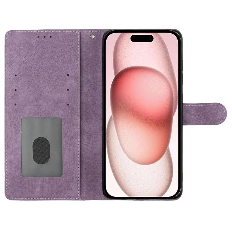 For iPhone 16 Case Wallet Shockproof PU Leather Phone Cover
