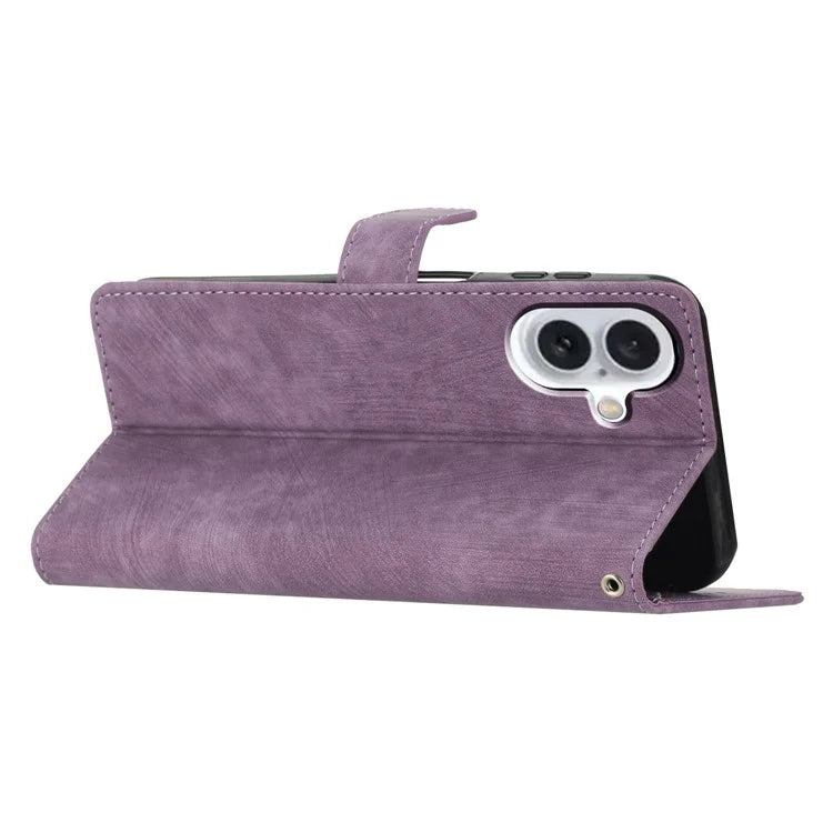 For iPhone 16 Case Wallet Shockproof PU Leather Phone Cover
