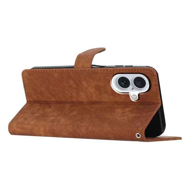 For iPhone 16 Case Wallet Shockproof PU Leather Phone Cover