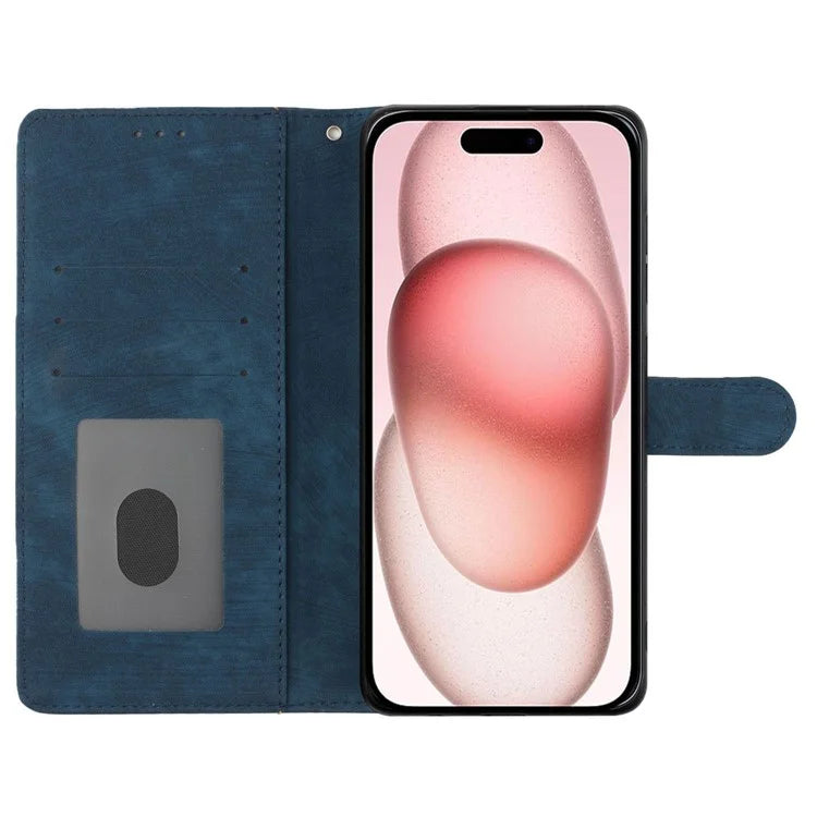 For iPhone 16 Case Wallet Shockproof PU Leather Phone Cover