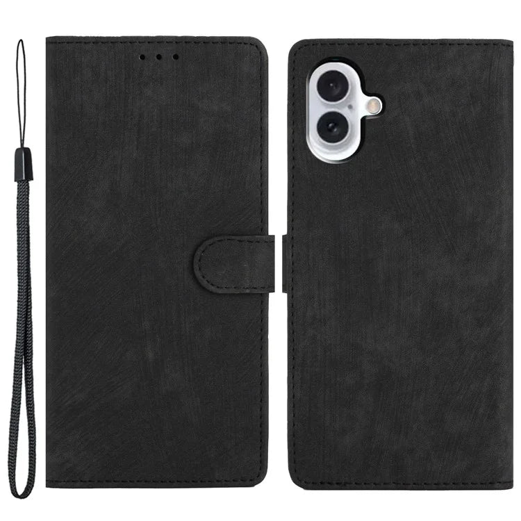 For iPhone 16 Case Wallet Shockproof PU Leather Phone Cover