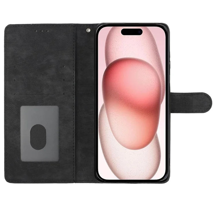 For iPhone 16 Case Wallet Shockproof PU Leather Phone Cover